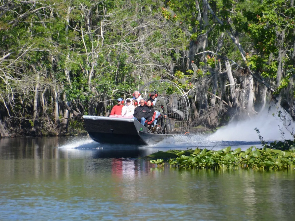 approaching airboat w swish